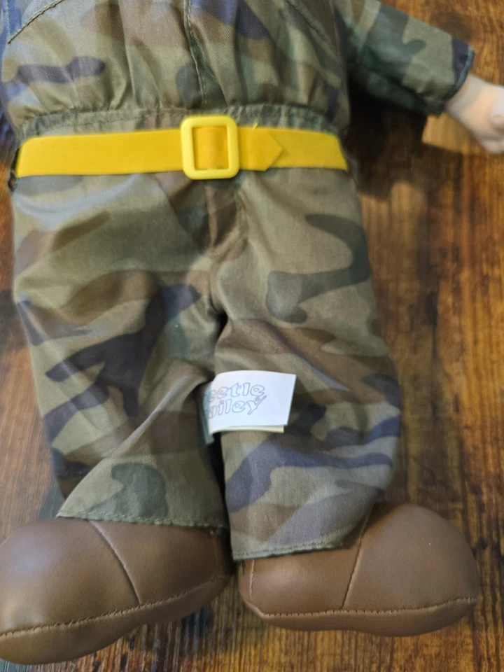 Muñeco de peluche Beetle Bailey 15 pulgadas 2000 Toy Works Foto 3 de 4