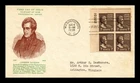 US COVER ANDREW JACKSON PRESIDENTIAL SERIES FDC SCOTT 812 PLATE BLOCK