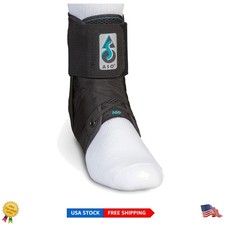 ASO Ankle Stabilizer Medium, Black - Lightweight Ankle Brace for Fast Recovery