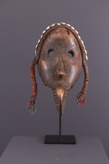 Masque Dan ART AFRICAIN ANCIEN TRIBAL PREMIER PRIMITIF no reserve