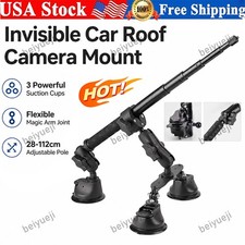 Car Suction Cup Mount Bracket Selfie Stick For Insta360 X5 X4 X3 X2 DJI Camera
