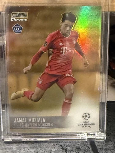 2020-21 Topps Stadium Club Chrome Uefa Champions League - Jamal Musiala #41 Gold
