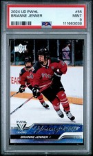 2024 Upper Deck PWHL 1ST EDITION - Brianne Jenner #55 - Young Guns ROOKIE - PSA
