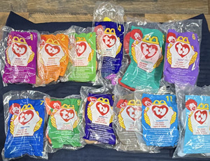 Ty Teenie Beanie Babies McDonald's 1998 Lot of 12 Doby Bongo Twigs