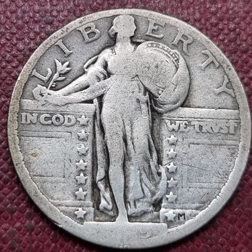 1919 Standing Liberty Quarter 25c Circulated #99583