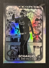 Nolan Schanuel 2024 Topps Chrome Update Negative Refractors #USC68 Angels