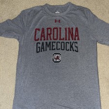 USC Gamecocks T Shirt mens Size Medium Loose Gray Short Sleeve Under Armour