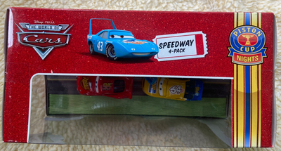 World of Disney Pixar Cars Speedway, Racing 4-Pack Race Chase Gift