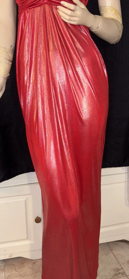 DOBLE CERO, esmerilado, noche, maxi, V profundo, sin respaldo, zM, sujetador, cruzado, nuevo, único Foto 2 de 4