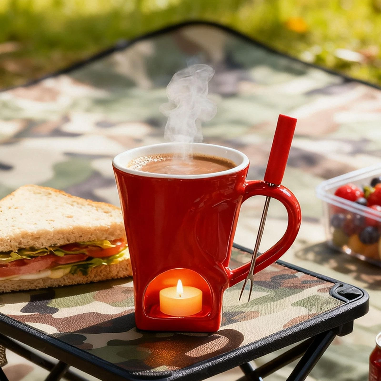 Fondue Mug Home Butter Melt Pot Melting Pot Wedding Engagement Candy Hot Pot