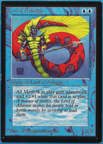 Lord of Atlantis Collectors' Edition PLD Blue Rare CARD (500938) ABUGames - Picture 1 of 2