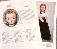 VTG Madame Alexander Cissy Dolls 1957-62 - HUGE  32p History Article + Portraits
