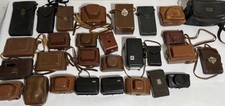 Vintage Kodak Camera Case Lot Of 29 Cases