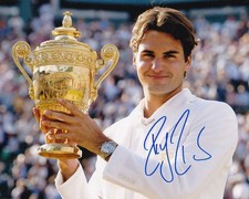 FOTO 8X10 AUTOGRAFATA FIRMATA ROGER FEDERER