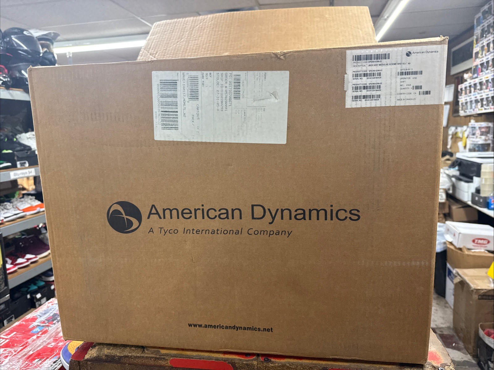 American Dynamics SP0300-0396-01 JBOX Assembly Modular 10 Dome 60Hz