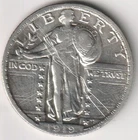 1919 STANDING LIBERTY QUARTER XF+ DETAILS