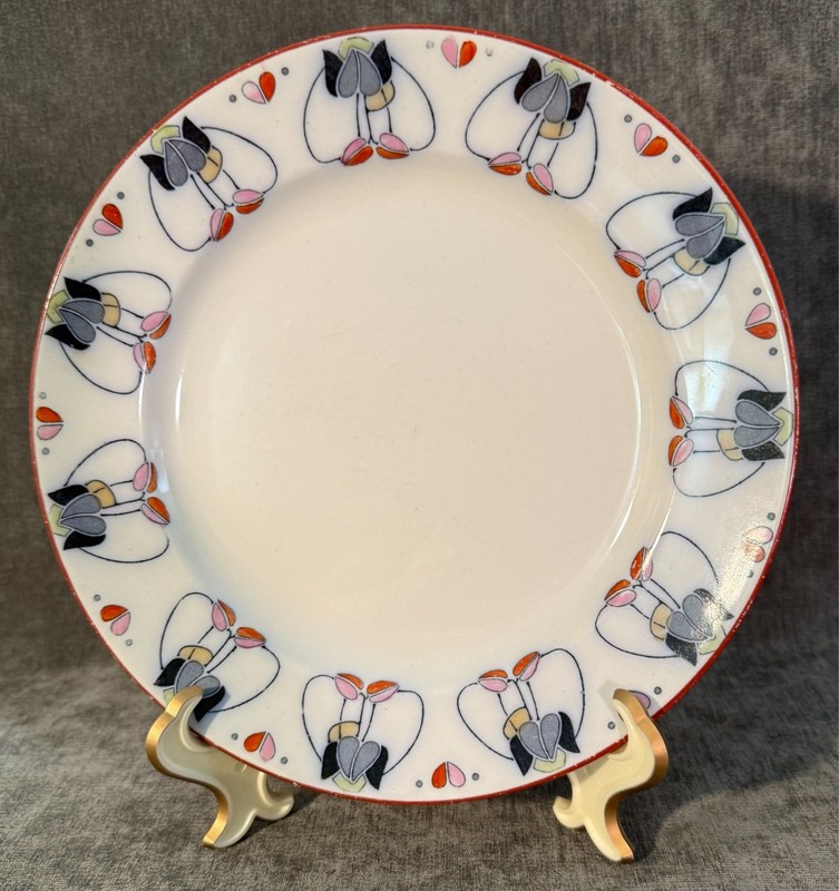Keeling & Company Glasgow Art Nouveau George Logan Luncheon Plate 1905 - 1910