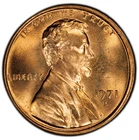 1971-D Lincoln Memorial Cent — photo from another recent sale
