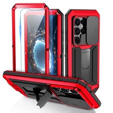 Gorilla Glass Metal Waterproof Case Camera Cover f Samsung S23 S24 S25 S26 Ultra