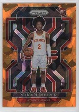 2021-22 Panini Prizm Orange Ice Prizm Sharife Cooper #280 0b3