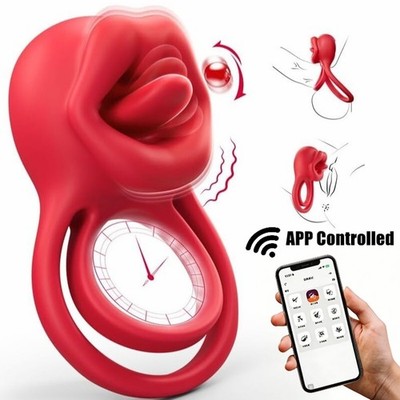 Male Penis Cock Ring Vibrator G-spot Dildo Massager Tongue Sex Toys Men Couples | eBay Male Penis Cock Ring Vibrator G-spot Dildo Massager Tongue Sex Toys Men Couples | eBay