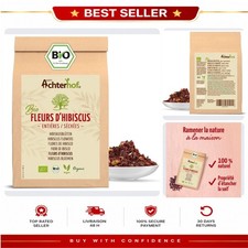 Fleurs d'hibiscus bio séchées 1000g Thé karkadé sans caféine vom Achterhof