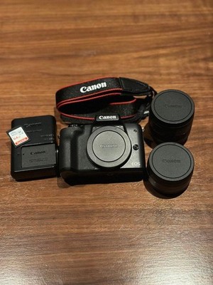 【HANA】Canon EOS Kiss M2 Canon Mirrorless DSLR Camera EOS Kiss M2 Black Standard Zoom Lens