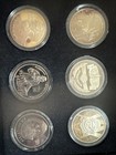 Six Soviet Union Commemorative Coins In A Protective Case — photo 2