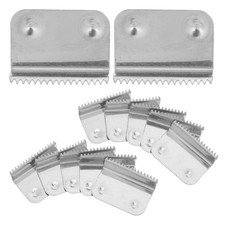 12Pcs Silver Iron Tape Cutter Blades Reusable Replacement for Desktop Dispensers