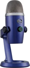 Blue Yeti Nano USB Microphone Vivid Blue for Streaming & Podcasting