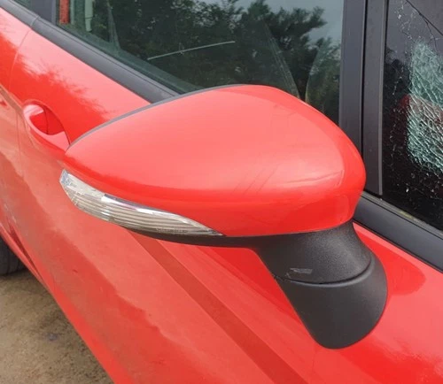 FORD FIESTA Mk7.5 2012-2017 Complete Wing Mirror Right Side Door _ Race Red NC