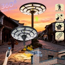 11000W 360° LARGE Commercial Solar Street Lights Dusk to Dawn parking lot lights