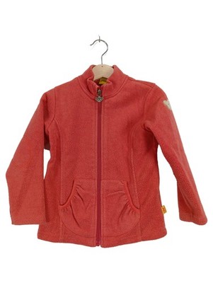 Steiff Fleecejacke Kinder Mädchen Gr. 104 Rosa Casual Outdoor Jacke