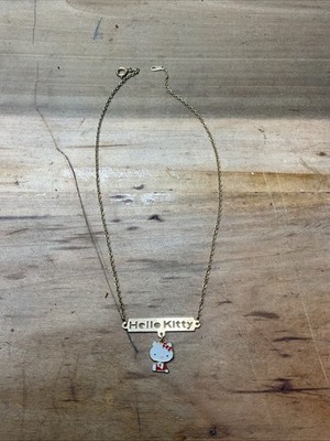 Vintage 1970s Hello Kitty Sanrio Necklace charm Bracelet B4