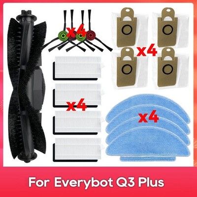 Für Everybot Q3 / Q3 Plus Ersatzteile Zubehör Hauptseitenbürste Hepa- Wisch6114