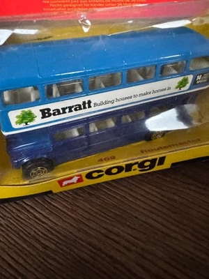 CORGI METTOY ROUTEMASTER "BARRATT" REF 469 MADE IN ENGLAND BOITE DECHIREE - Photo 1/4