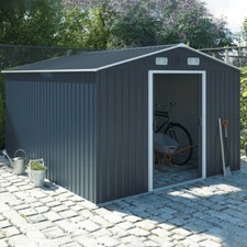 Gable Roofing Shed 12x10ft Extra Large Garden Buildings Tool House Warehouse