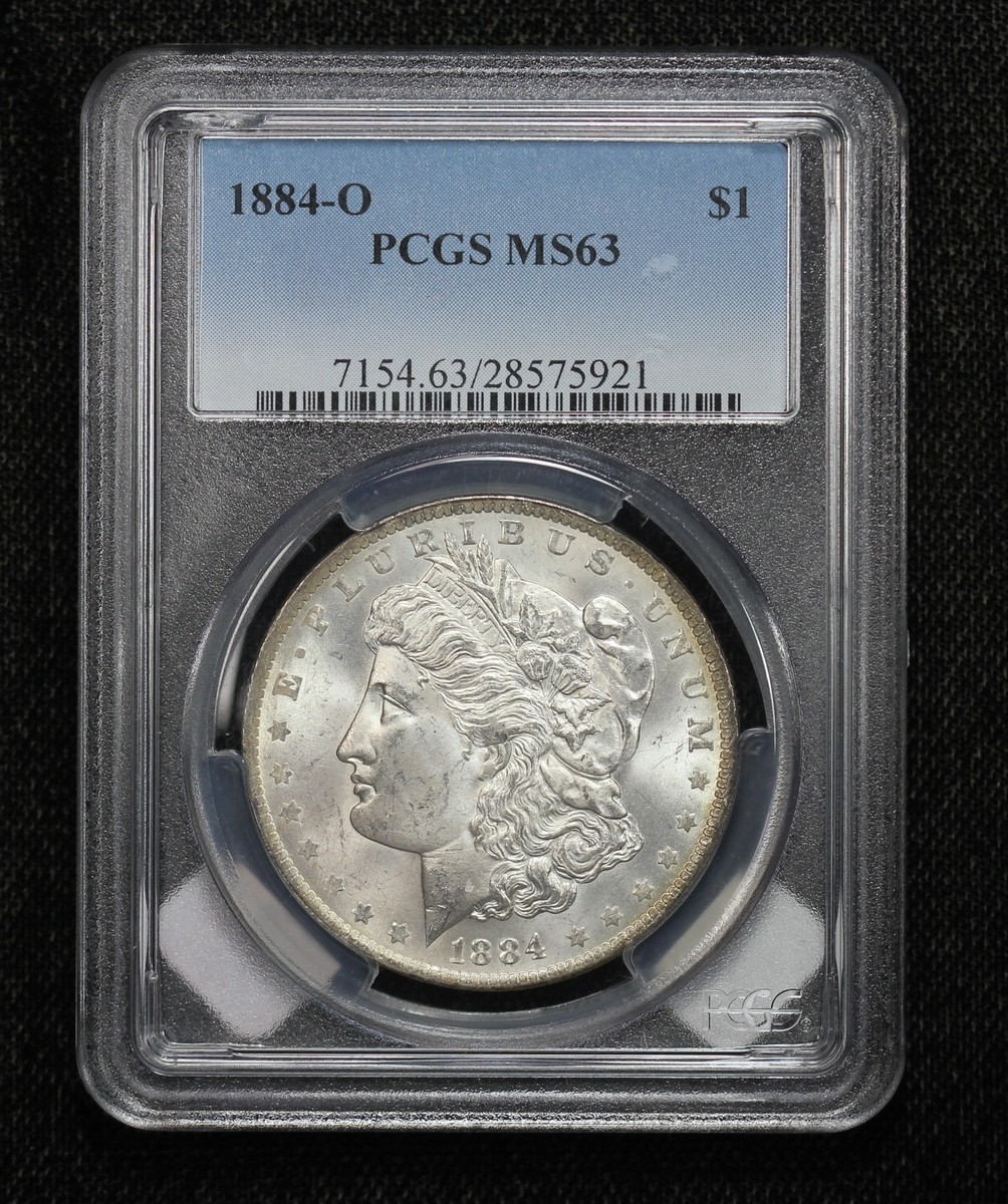 1884-O Morgan Dollar PCGS MS63 Toned Reverse 1XB6 | eBay