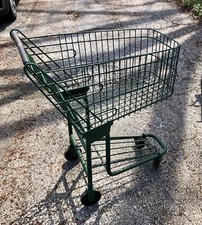Vintage Full Size Steel Grocery Shopping Cart - Antique, Rare Collectible