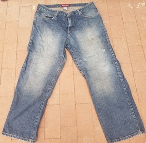 jeans rough style