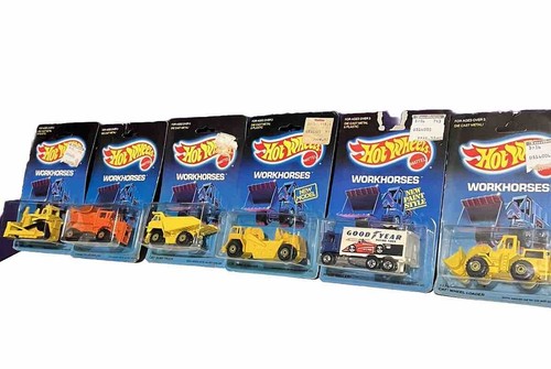 1986 Hot Wheels Workhorses Hiway Hauler Good Year Racing Tire Truck Lot X6 - Picture 2 of 9