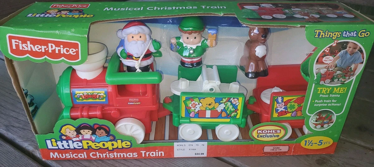 Train musical de No l Fisher Price Little People Kohls exclusif 2011 X1464