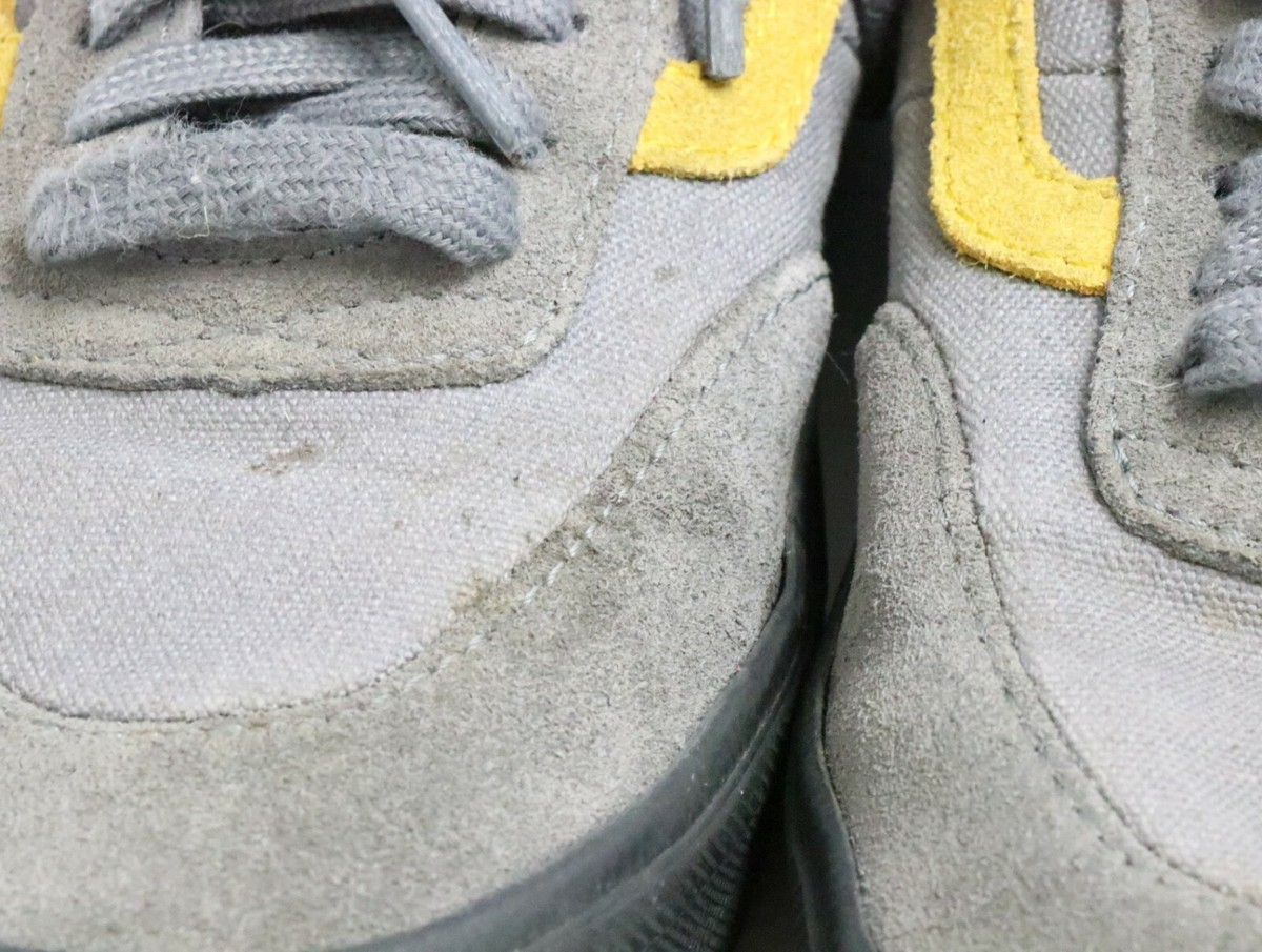 Vans Men\'s Yellow and Gray Athletic Shoes grey and yellow vans skateboard shoe. size 9. 9/10... | Depop main image 3