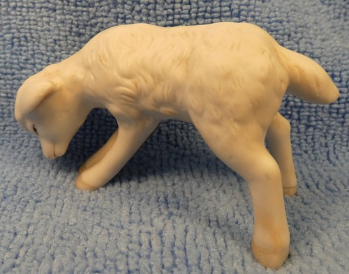 Vintage Lefton Grazing Lamb Sheep Figurine Christmas Nativity | eBay