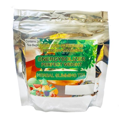 Energybolizer Perfect Weight Herbal Slimming Tea (24 Bags) APPLE & MANGO