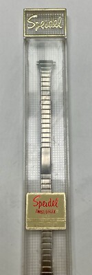 SPEIDEL Twist-o-Flex Watch Band  Silver Ladies Expansion New Old Stock
