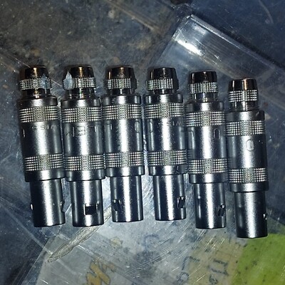 1 x Lemo / Lemosa  Stecker Kabelmontage Serie 0S,  3- polig ; Swiss Made *TOP*