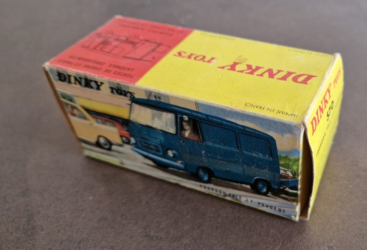 DINKY TOYS 25BV FOURGON POSTES PEUGEOT D.3.A EN BOITE D'ORIGINE VNMIB