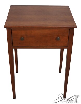 67133: CENTURY Henry Ford Museum 1 Drawer Cherry Shaker Nightstand