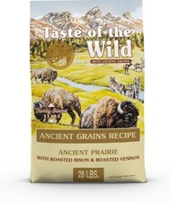 Taste of the Wild Ancient Prairie with Ancient Grains Dry Dog Food, 28-lb bag